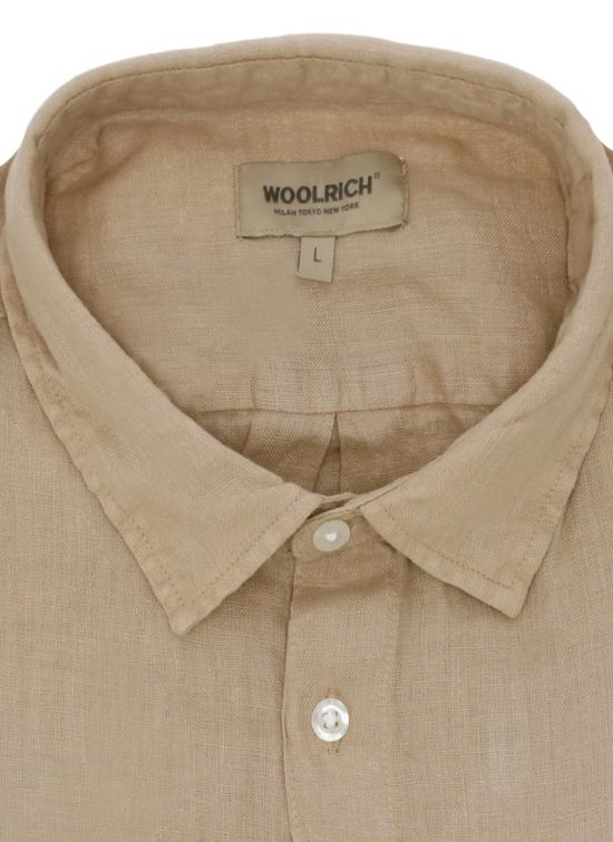 26SS 울리치 긴팔 셔츠 CFWOSI2013MRUT5284 UT52847436 Beige - WOOLRICH