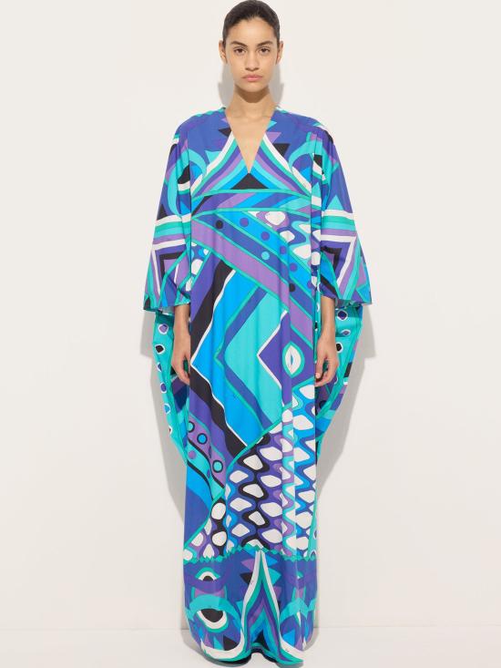 26SS 에밀리오푸치 롱 원피스 6HRL256H848 022 Blu - EMILIO PUCCI