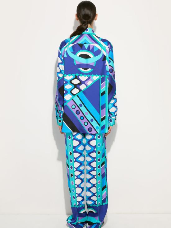 26SS 에밀리오푸치 블라우스 6HRJ106H853 021 Blu - EMILIO PUCCI