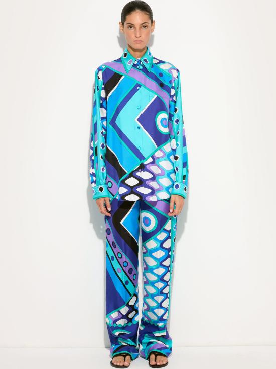 26SS 에밀리오푸치 블라우스 6HRJ106H853 021 Blu - EMILIO PUCCI