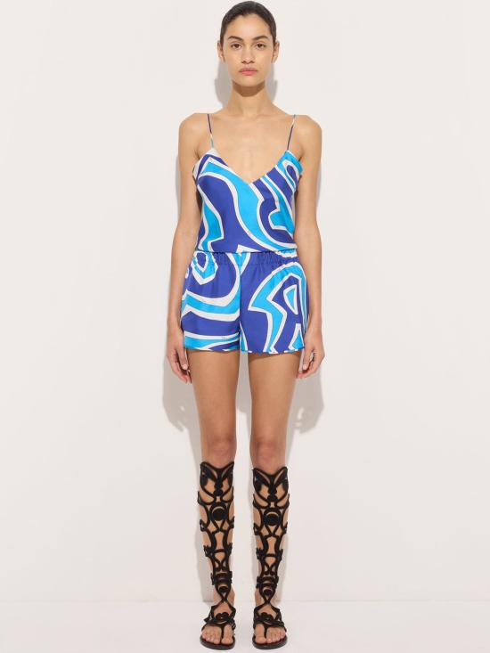 26SS 에밀리오푸치 숏팬츠 6HRU256H741 037 Blu - EMILIO PUCCI