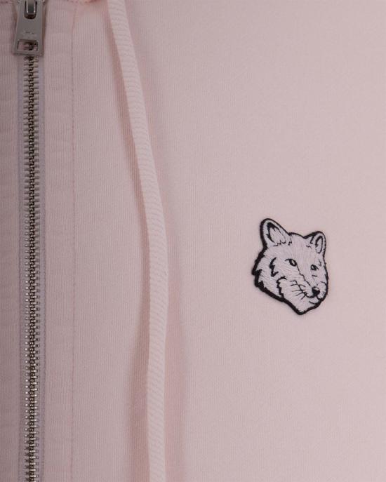 26SS 메종키츠네 폭스 헤드 지퍼 오버사이즈 후드 자켓 PM02138KM03400448 MAUVE DOM - MAISON KITSUNE