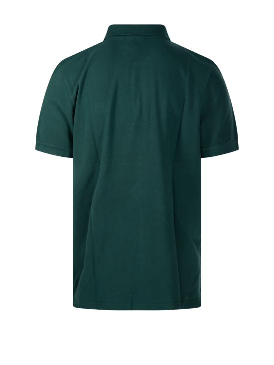 26SS 메종키츠네 폭스 헤드 레귤러 폴로 티셔츠 PM00209KP0002P399 BOTTLE GREEN DOM - MAISON KITSUNE