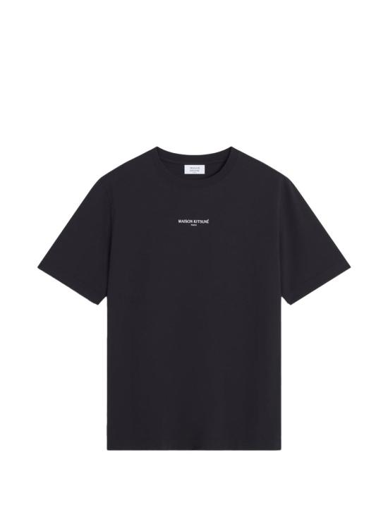 26SS 메종키츠네 파리 컴포트 티셔츠 QM00100KJ7025P199 BLACK DOM