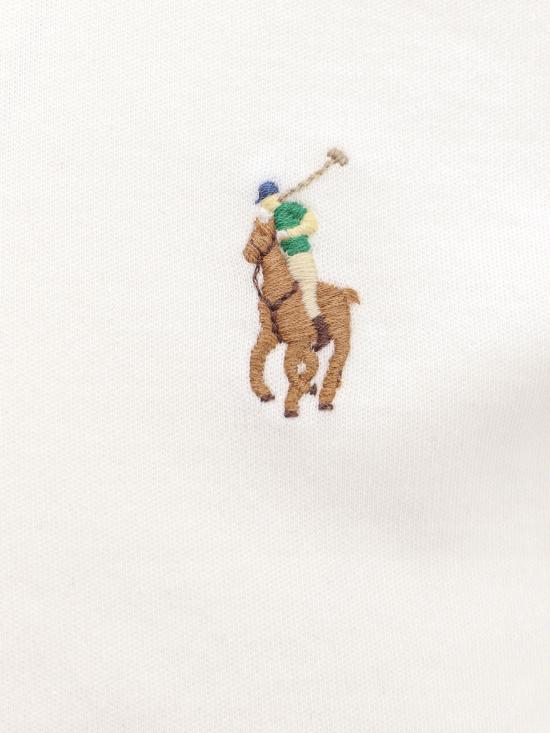 26SS 폴로 랄프로렌 폴로 티셔츠 710685514001 WHITE DOM - POLO RALPH LAUREN