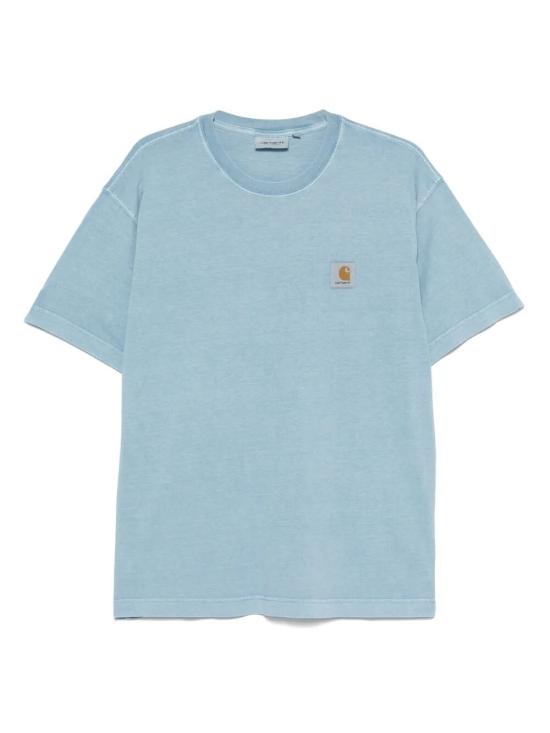 26SS 칼하트 WIP 숏슬리브 넬슨 티셔츠 I029949 3HXGD GENTLE BLUE DOM