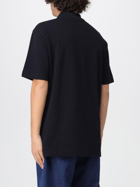 26SS 메종키츠네 폭스 헤드 컴포트 폴로 티셔츠 PM00210KP0001P199 BLACK DOM - MAISON KITSUNE