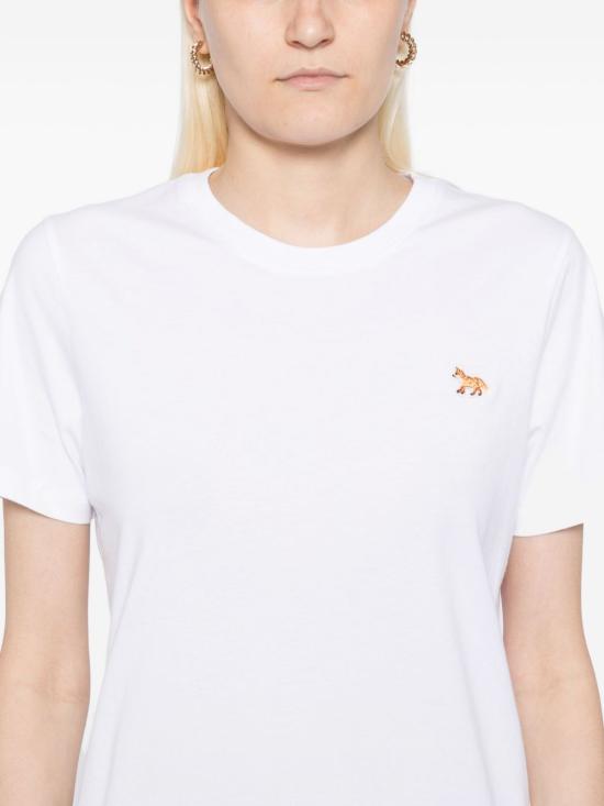 26SS 메종키츠네 베이비 폭스 레귤러 티셔츠 PW00115KJ7026P100 WHITE DOM - MAISON KITSUNE