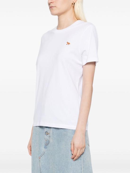 26SS 메종키츠네 베이비 폭스 레귤러 티셔츠 PW00115KJ7026P100 WHITE DOM - MAISON KITSUNE