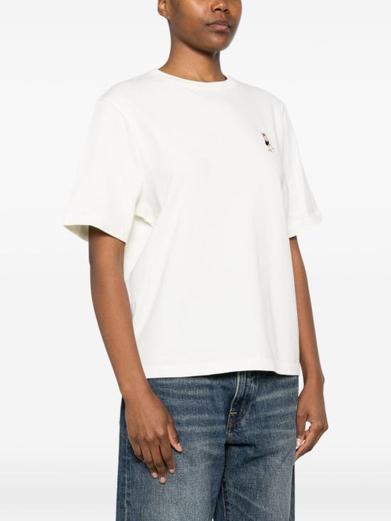 26SS 메종키츠네 드레스드 폭스 컴포트 티셔츠 QW00114KJ01190443 DOVE DOM - MAISON KITSUNE