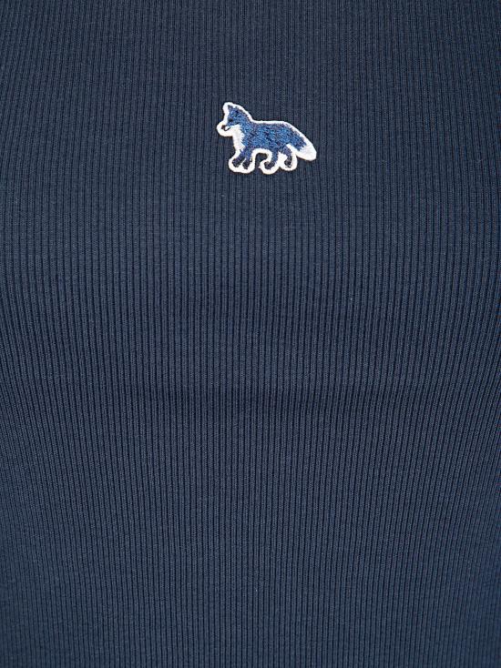 26SS 메종키츠네 베이비 폭스 립드 탱크탑 MW00121KA00330413 CLASSIC NAVY DOM - MAISON KITSUNE