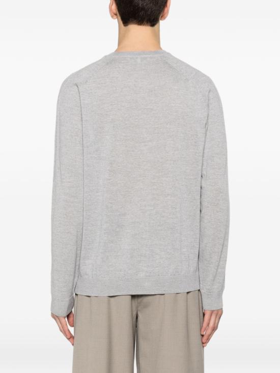 26SS 메종키츠네 가디건 QM00500KT1181H150 GREY MELANGE DOM - MAISON KITSUNE