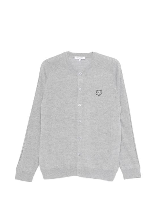 26SS 메종키츠네 가디건 QM00500KT1181H150 GREY MELANGE DOM