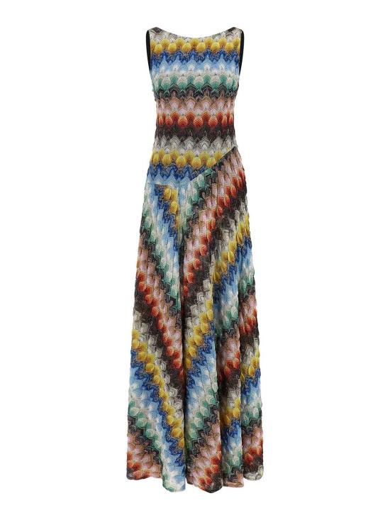 26SS 미소니 롱 원피스 DS26SG3PBR015JSMSNV Multicolour