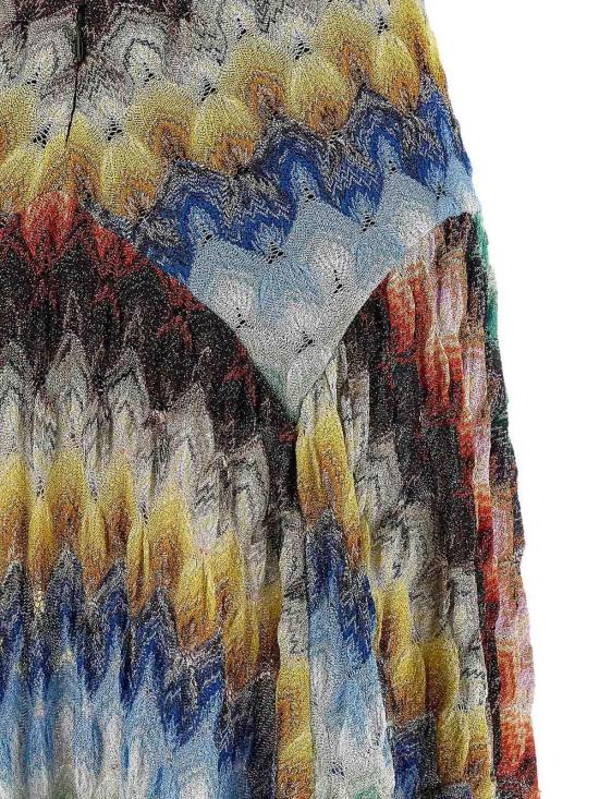 26SS 미소니 롱 원피스 DS26SG3PBR015JSMSNV Multicolour - MISSONI