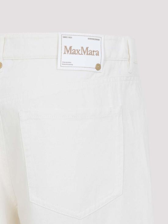 26SS 에스막스마라 스트레이트 팬츠 261913108360 White - 'S MAX MARA