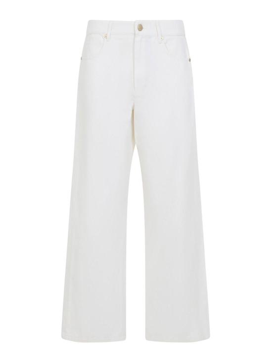 26SS 에스막스마라 스트레이트 팬츠 261913108360 White