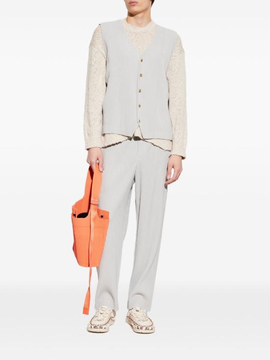 26SS 옴므 플리세 이세이 미야케 니트 베스트 HP67JE511 GREY - HOMME PLISSE' ISSEY MIYAKE