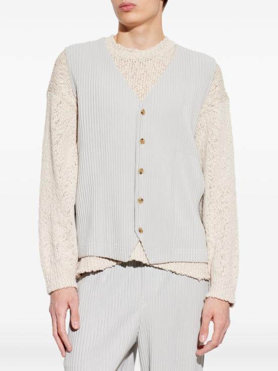 26SS 옴므 플리세 이세이 미야케 니트 베스트 HP67JE511 GREY - HOMME PLISSE' ISSEY MIYAKE