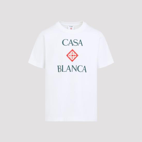 26FW 카사블랑카 반팔 티셔츠 MPF26JTS00120 CASABLANCA STACKED LOGO