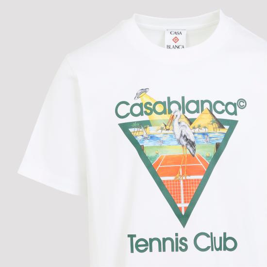 26FW 카사블랑카 반팔 티셔츠 MPF26JTS00103 TENNIS CLUB TRIANGLE - CASABLANCA