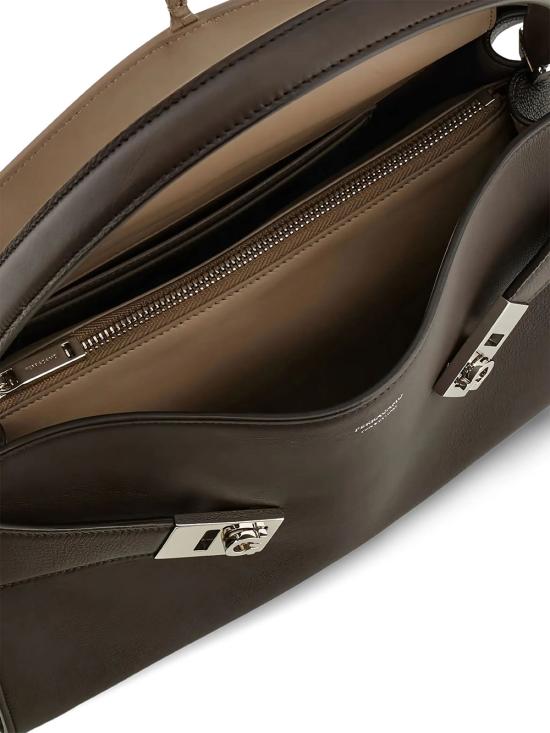 26FW 살바토레 페라가모 숄더백 219816 0795204 BROWN PATTERNED DARK - SALVATORE FERRAGAMO