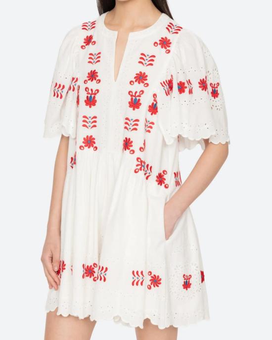  씨뉴욕 숏 원피스 PF26 003 CREAM - SEA NY