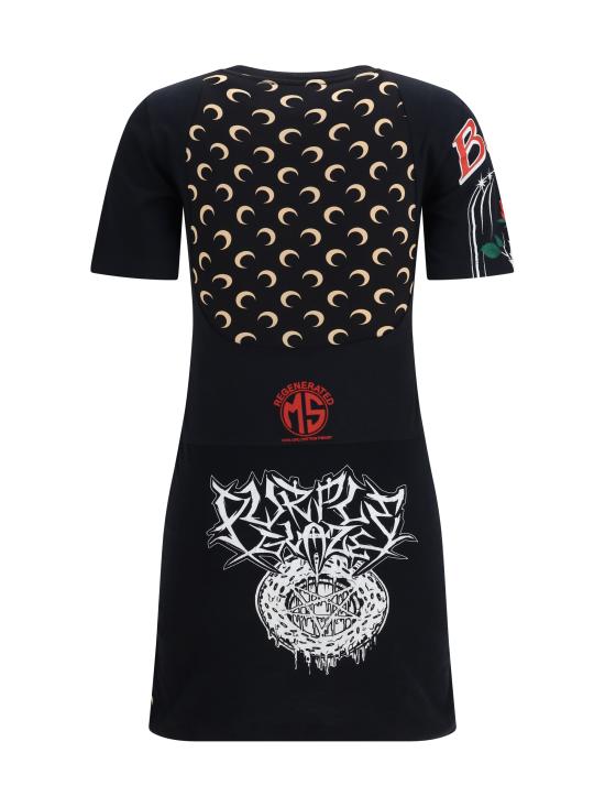 26SS 마린세르 숏 원피스 WDR484AUJER0003 BK87 BLACK - MARINE SERRE