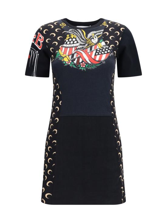26SS 마린세르 숏 원피스 WDR484AUJER0003 BK87 BLACK