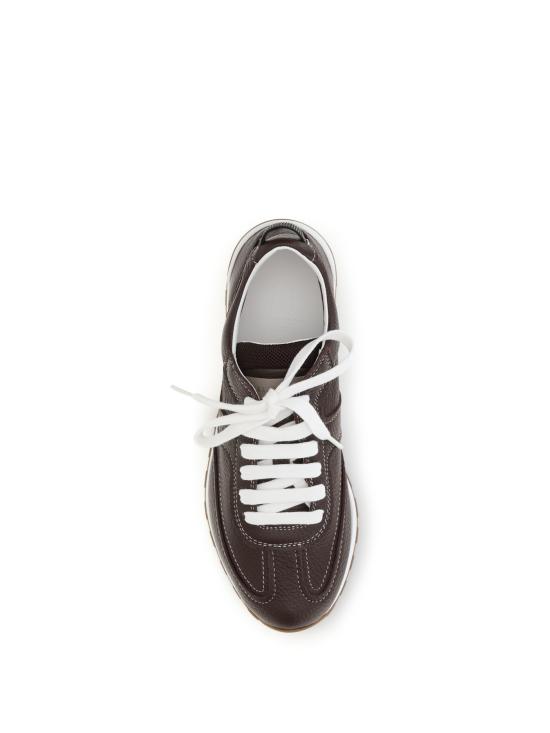26FW 브루넬로 쿠치넬리 스니커즈 MZDKG3324P C4181 BROWN - BRUNELLO CUCINELLI