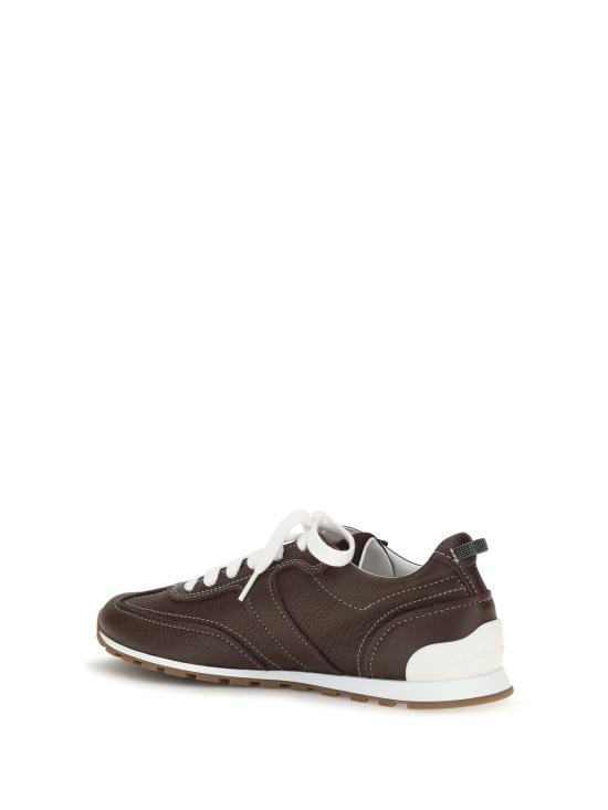26FW 브루넬로 쿠치넬리 스니커즈 MZDKG3324P C4181 BROWN - BRUNELLO CUCINELLI