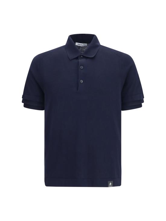26SS 프리미아타 폴로 티셔츠 PMG12 COTTONNAVY BLUE