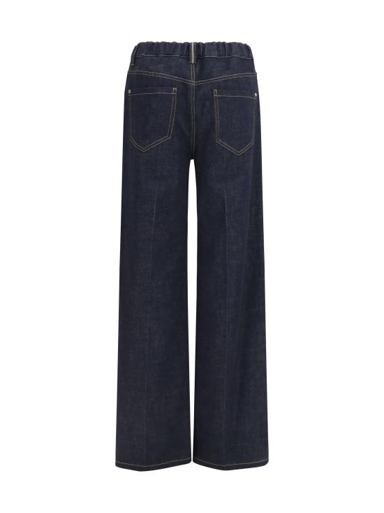 26FW 브루넬로 쿠치넬리 스트레이트 팬츠 MP134P4108 C001 BLUE - BRUNELLO CUCINELLI