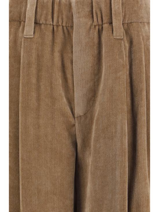 26FW 브루넬로 쿠치넬리 스트레이트 팬츠 MP547P9274 C3368 BROWN - BRUNELLO CUCINELLI