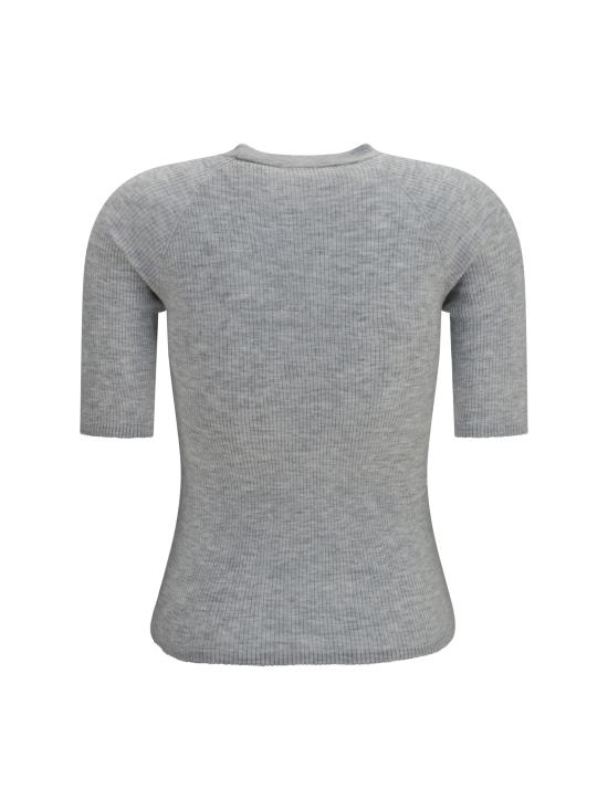26SS 브루넬로 쿠치넬리 라이트 스파클링 캐시미어 립 스웨터 M9A822200 C072 GREY - BRUNELLO CUCINELLI