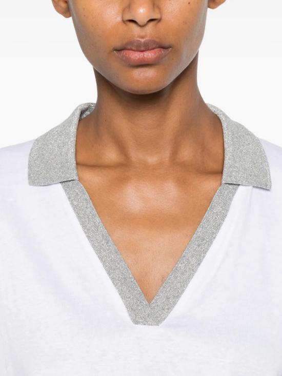 26SS AMINA RUBINACCI 반팔 티셔츠 ZAPATA441 White - OTHER BRANDS