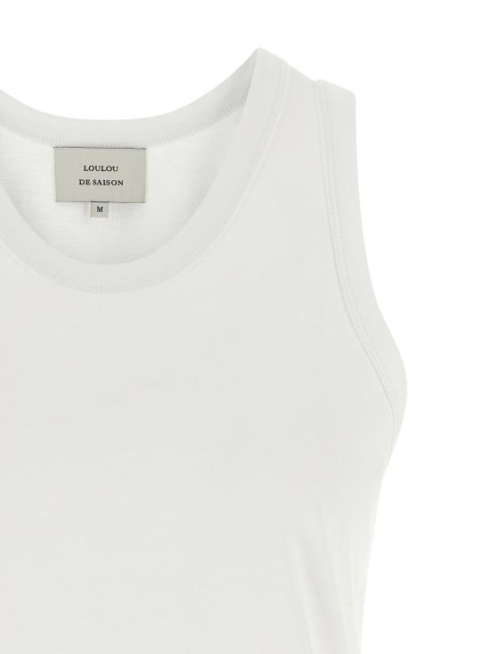 26FW 루루 드 세종 민소매 티셔츠 POSOLDSWHITE White - LOULOU DE SAISON