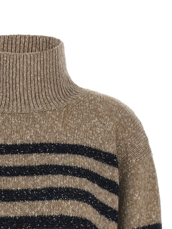 26FW 브루넬로 쿠치넬리 터틀넥 MGY563704PCCJ15 Multicolor - BRUNELLO CUCINELLI