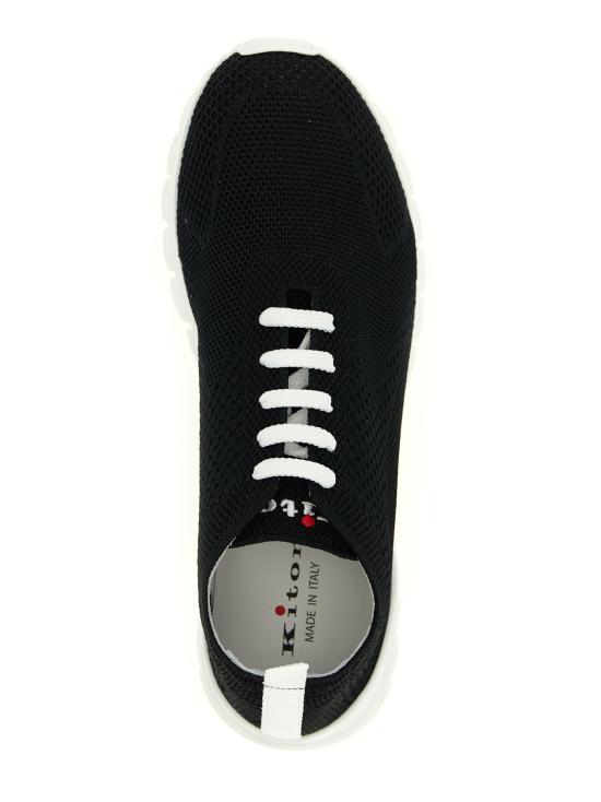 26FW 키톤 니트 핏 러닝 슈즈 USSFITSN008090309K Black - KITON