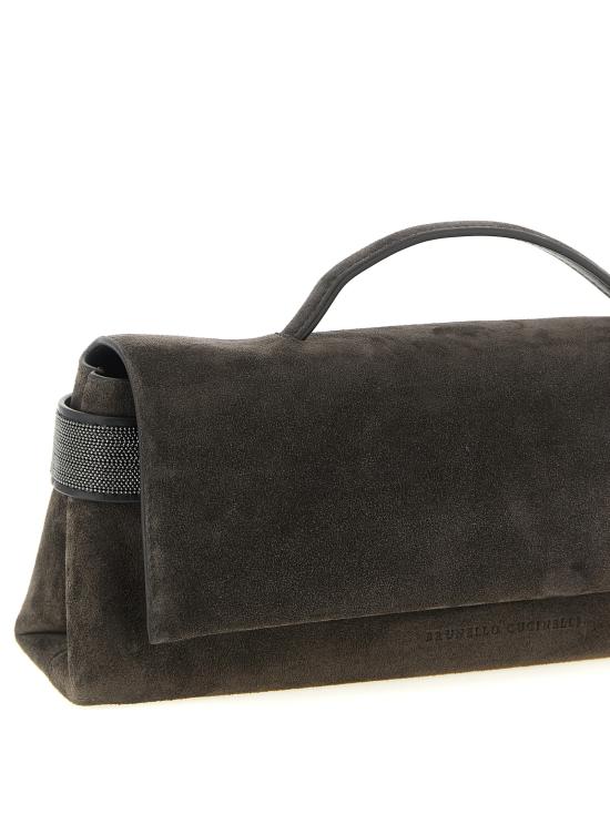 26FW 브루넬로 쿠치넬리 클러치/파우치 MBDLB2815PC9795 Brown - BRUNELLO CUCINELLI