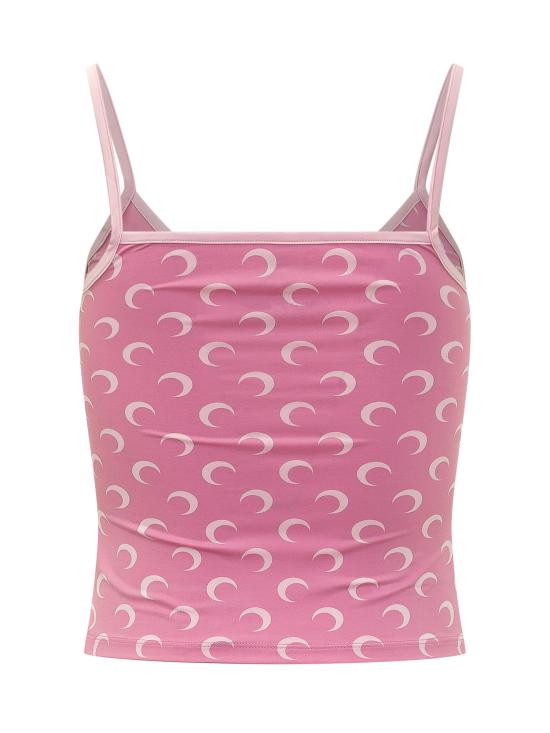 26SS 마린세르 문 프린트 저지 스트랩 탑 WTO508ACJER0001 PK30 PINK - MARINE SERRE