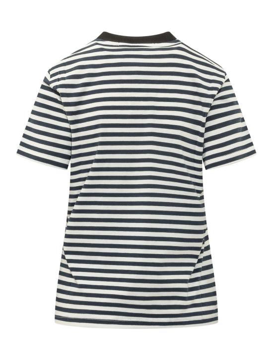 26SS 엠에스지엠 반팔 티셔츠 4041MDM118N267128 89 RIGA BIANCA BLU - MSGM