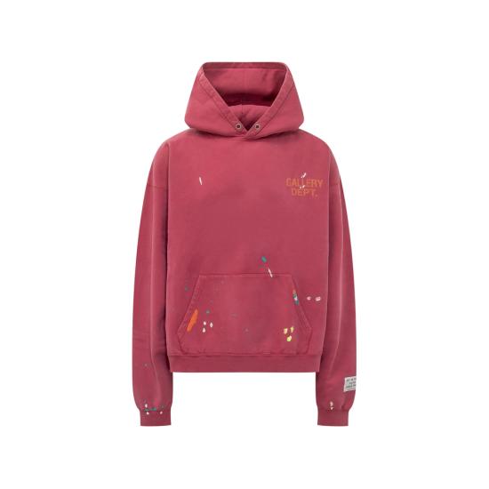 26FW 갤러리 디파트먼트 후드 티셔츠 OUT024 WINE RED