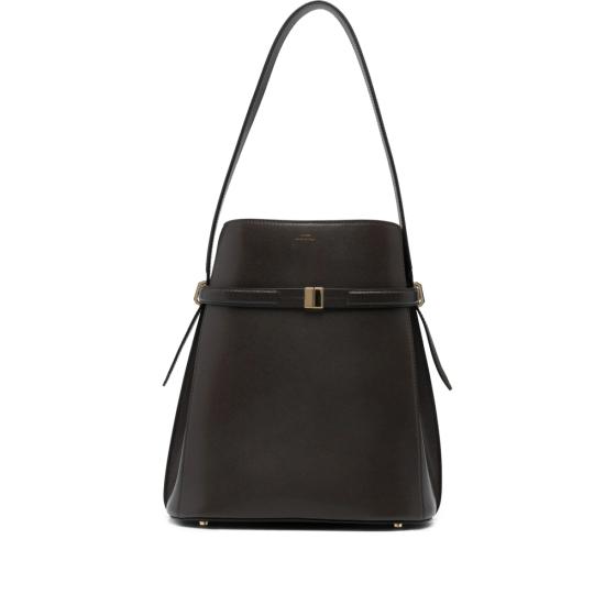 26FW 토템 벨티드 크로커 엠보스드 버킷백 244 WAL0048 LE0025 213 BARK BROWN