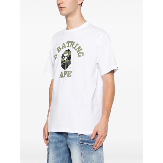 26SS 베이프 반팔 티셔츠 001TEM301013M WHXGR WHITE - BAPE