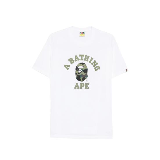 26SS 베이프 반팔 티셔츠 001TEM301013M WHXGR WHITE