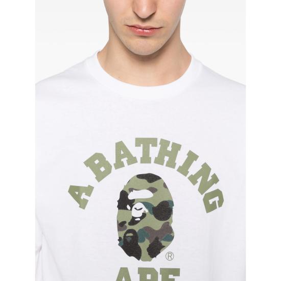 26SS 베이프 반팔 티셔츠 001TEM301013M WHXGR WHITE - BAPE