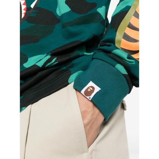 26SS 베이프 스웨터 001LTM301006M GREEN GREEN BLACK - BAPE