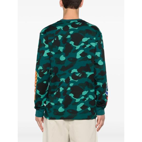 26SS 베이프 스웨터 001LTM301006M GREEN GREEN BLACK - BAPE