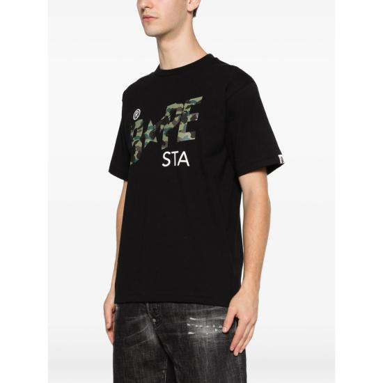 26SS 베이프 반팔 티셔츠 001TEM301017M BLACK - BAPE